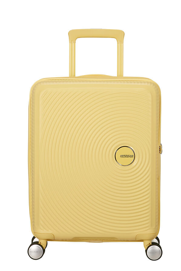 American Tourister SoundBox Spinner TSA Expandable 55cm  Pastel Yellow American Tourister SoundBox Spinner TSA Expandable 55cm  Pastel Yellow
