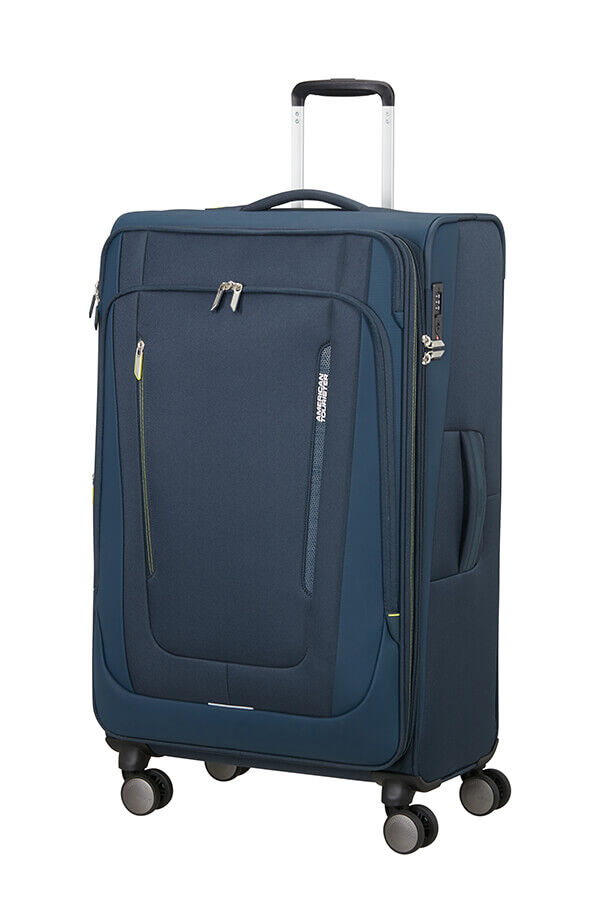 American Tourister Wanderlite Spinner EXP TSA L  Dark Navy