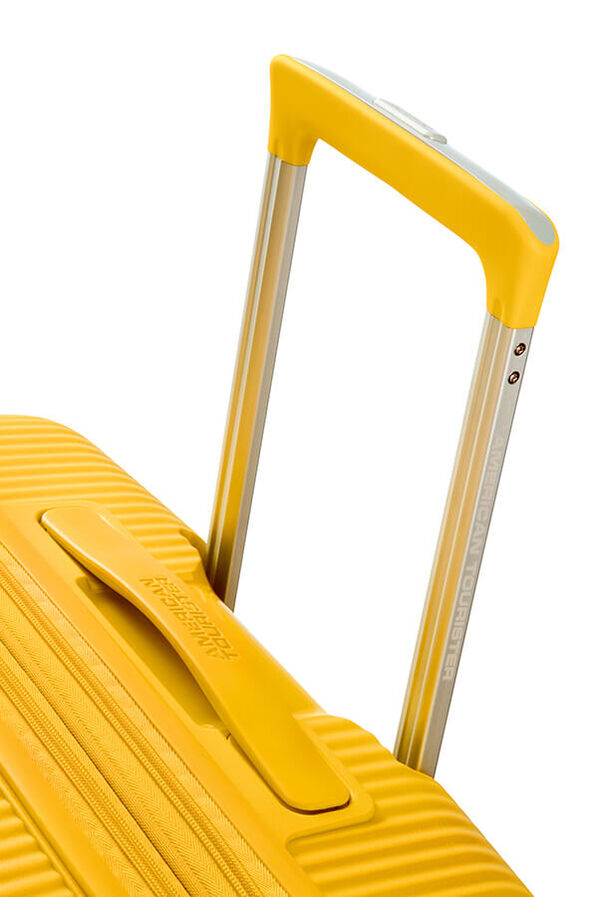 American Tourister Soundbox Spinner 55  Golden Yellow American Tourister Soundbox Spinner 55  Golden Yellow