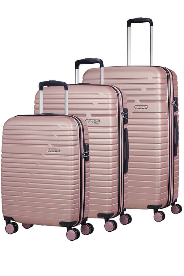 American Tourister Aero Racer 3 PC Set A Rose Pink American Tourister Aero Racer 3 PC Set A Rose Pink