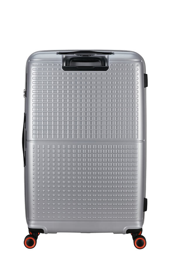 American Tourister Geopop Spinner 77/28 Tsa. 77cm  Argent M&eacute;tallique