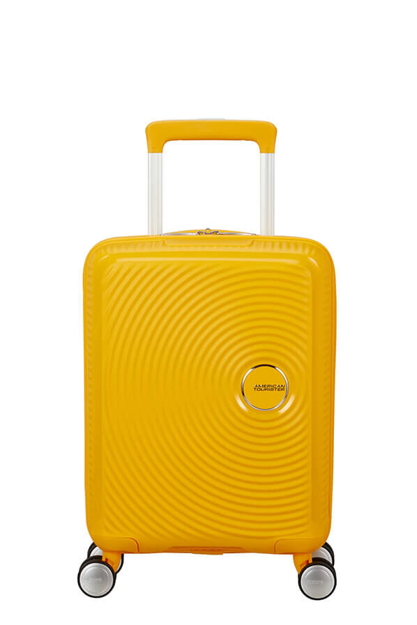 American Tourister Soundbox Mini Spinner 47cm  Golden Yellow American Tourister Soundbox Mini Spinner 47cm  Golden Yellow