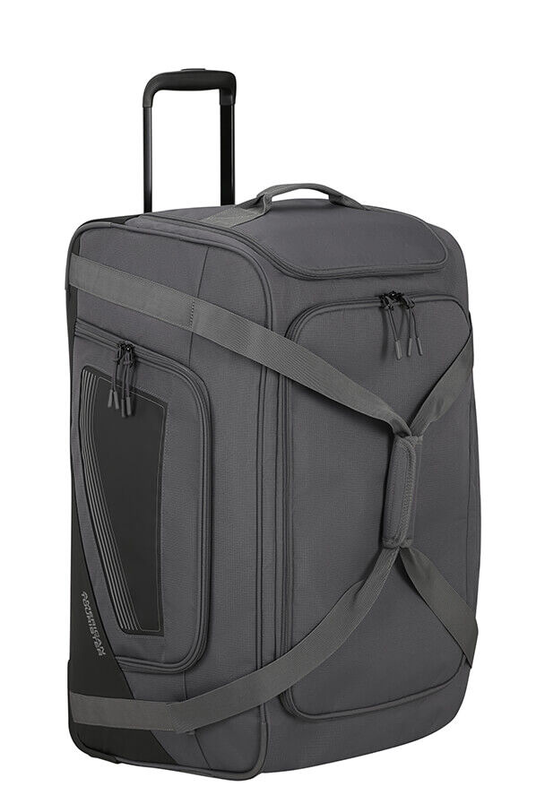 American Tourister City Racer Duffle with Wheels M  Schwarz