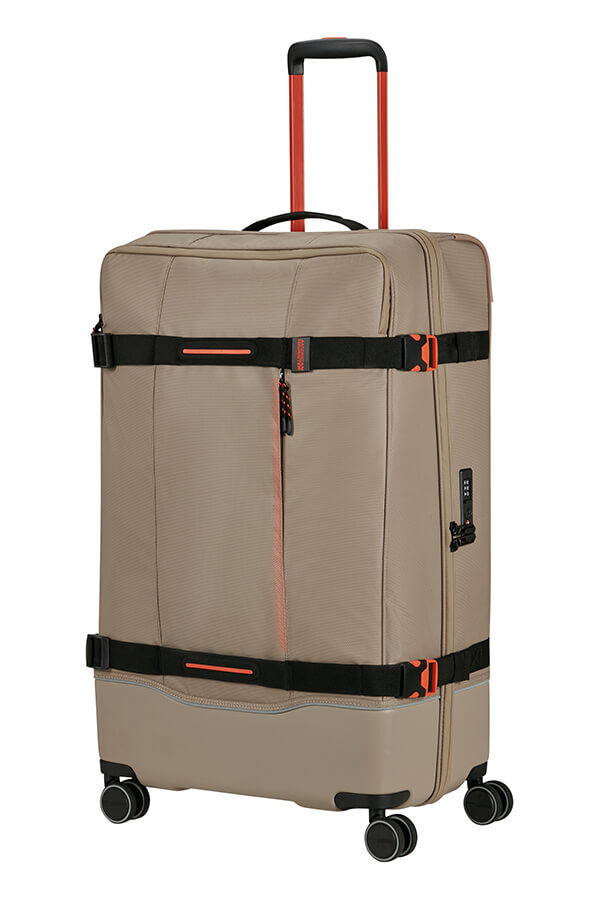American Tourister Urban Track Spinner L TSA Coated 79cm  Beige/Orange
