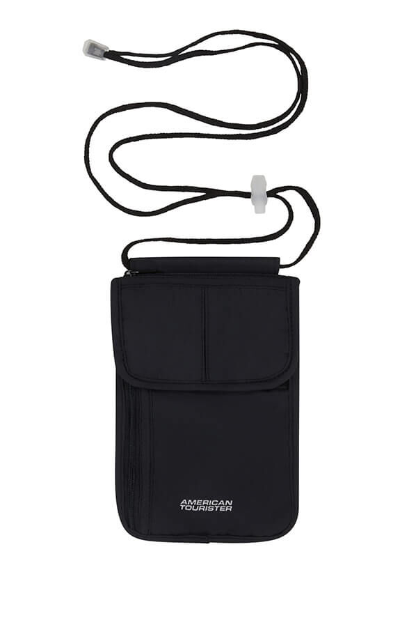 Neck Pouch RFID Neck Pouch | American Tourister American Tourist. Ta RFID Security Neck Pouch  Black