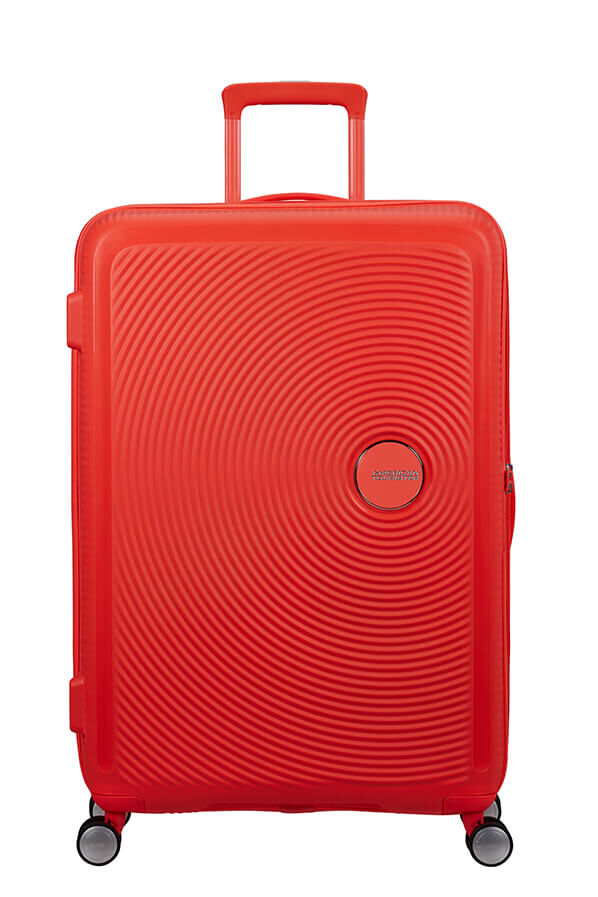 SoundBox Large Check-in Orange Rolling Luggage Austria