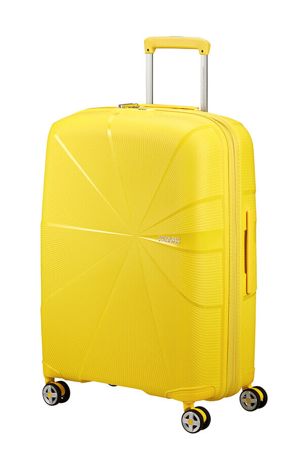 American Tourister Starvibe Spinner Expandable TSA 67cm Electric Lemon American Tourister Starvibe Spinner Expandable TSA 67cm Electric Lemon