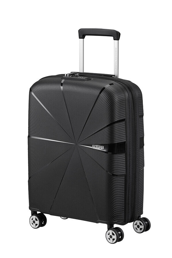 American Tourister Starvibe Spinner Expandable TSA 55cm Black