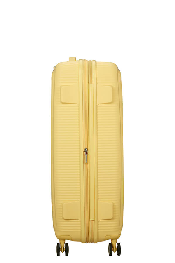 American Tourister SoundBox Spinner TSA Expandable 77cm  Pastel Yellow American Tourister SoundBox Spinner TSA Expandable 77cm  Pastel Yellow