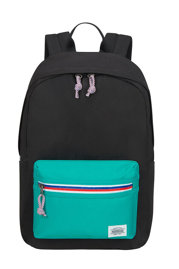 American Tourister Upbeat Backpack ZIP  Black/Turquoise