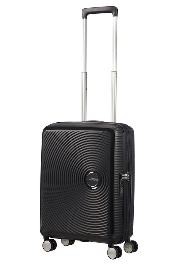 American Tourister Soundbox Spinner Expandable 55cm Bass Black American Tourister Soundbox Spinner Expandable 55cm Bass Black