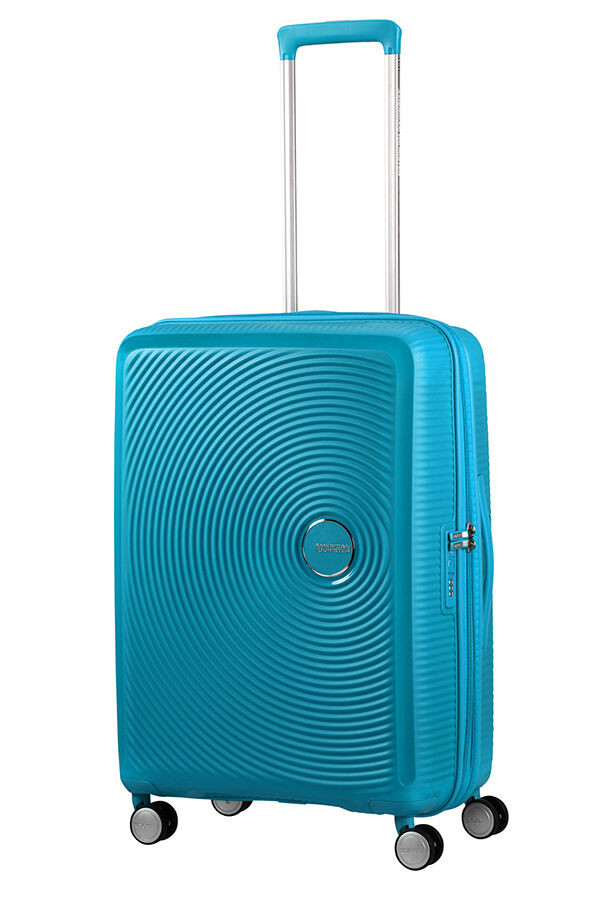 SoundBox Check-in Gr&ouml;&szlig;e M | American Tourister Soundbox Spinner erweiterbar 67cm Summer Blue
