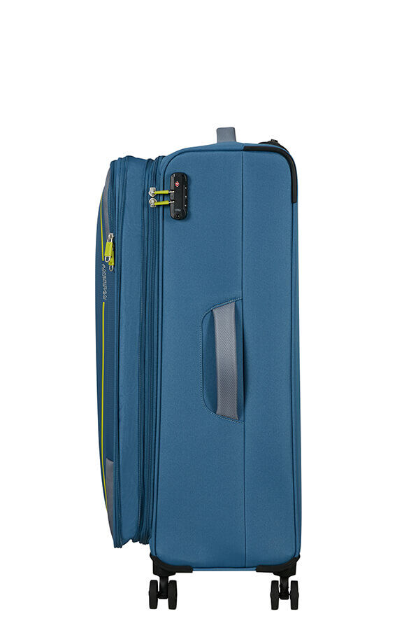 American Tourister Pulsonic Spinner Expandable 81 cm  Coronet Blue