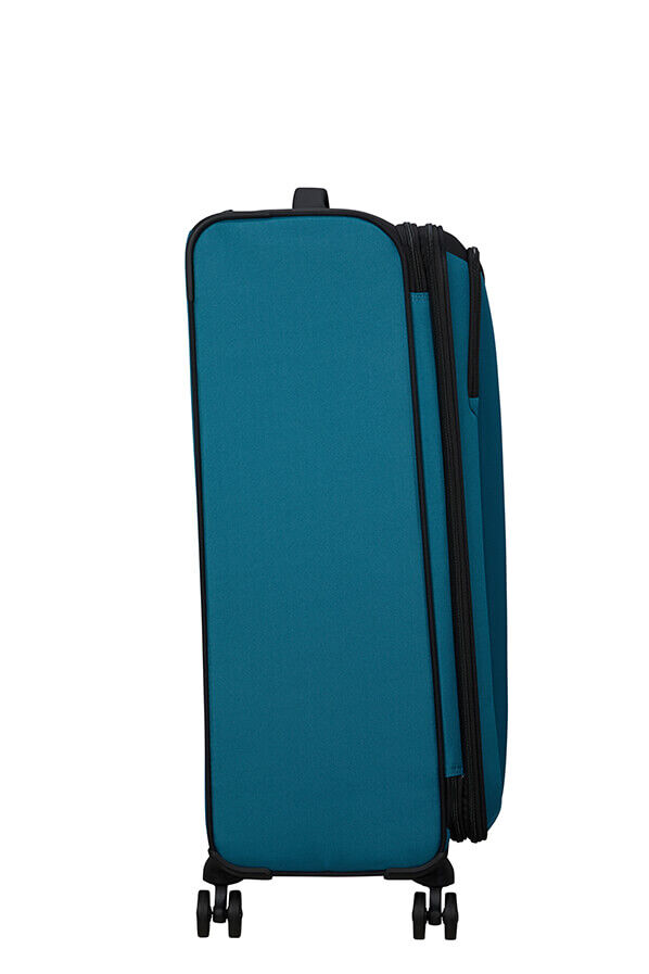 American Tourister Daring Dash Spinner Expandable TSA L  Black/Blue