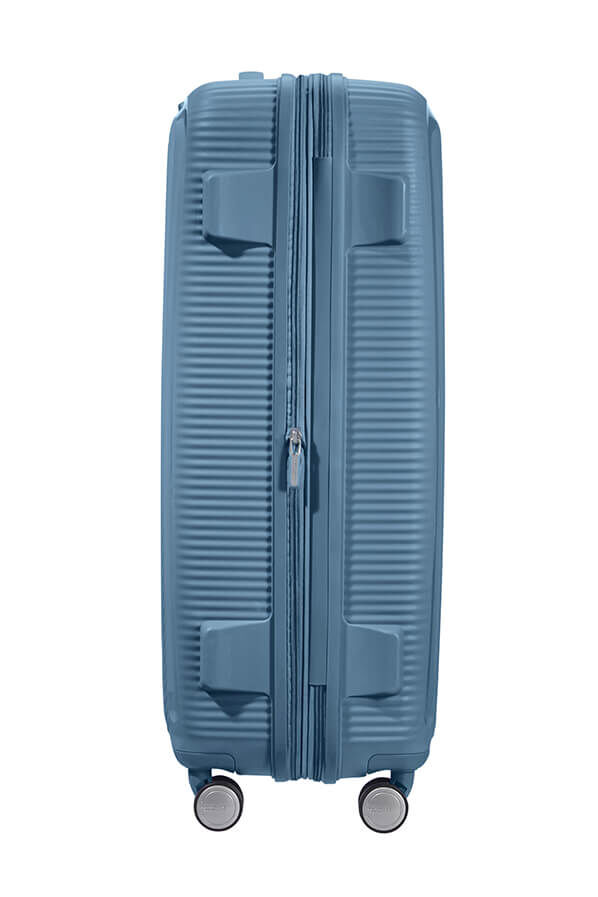 American Tourister Soundbox Spinner Expandable 77cm  Stone Blue American Tourister Soundbox Spinner Expandable 77cm  Stone Blue