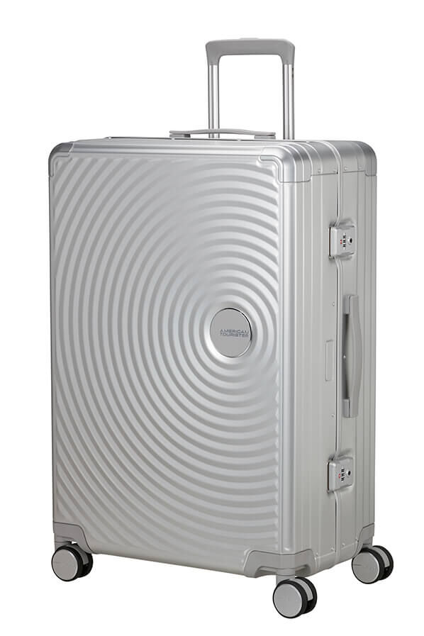 American Tourister Soundbox Alu Spinner TSA 77cm  Silver American Tourister Soundbox Alu Spinner TSA 77cm  Silver