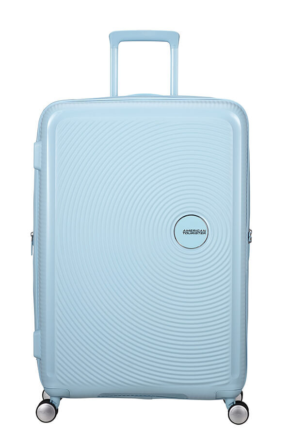 American Tourister SoundBox Spinner TSA Expandable 77cm  Pastel Blue American Tourister SoundBox Spinner TSA Expandable 77cm  Pastel Blue