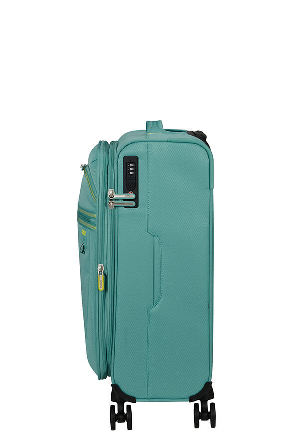 American Tourister Aerospin Spinner Expandable S  Dusty Turquoise