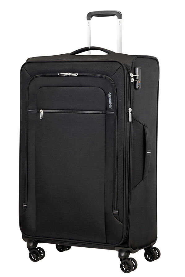 American Tourister Crosstrack Spinner Expandable 79cm  Black/Grey