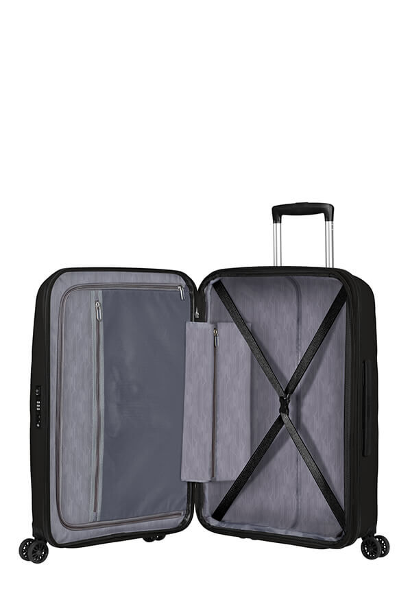 American Tourister Bon Air Dlx Spinner TSA Expandable 66cm  Schwarz
