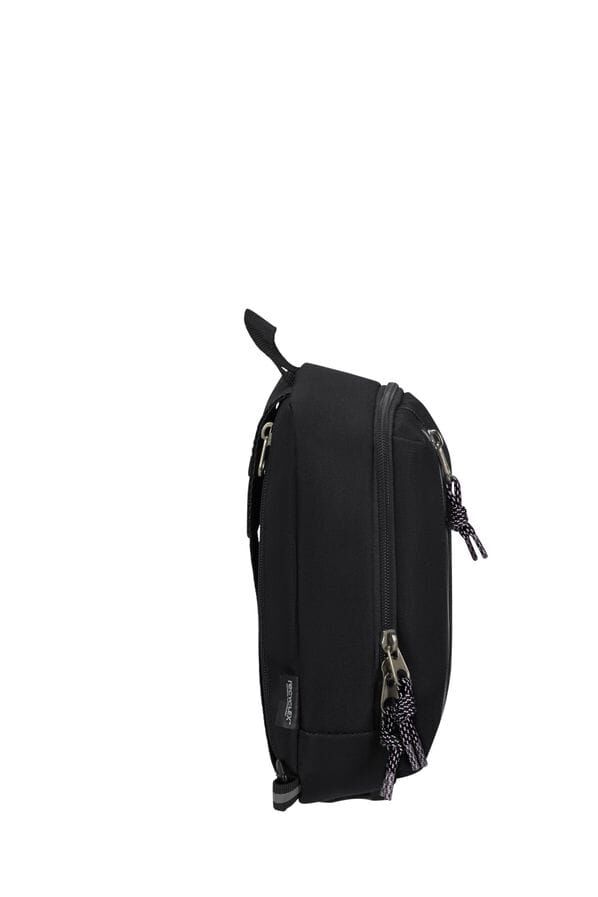 American Tourister Brightup Sling Bag Zip  Black