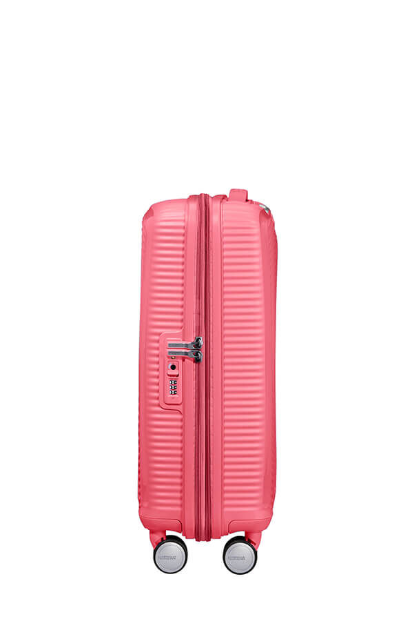 American Tourister Soundbox Spinner Expandable 55cm  Sun Kissed Coral American Tourister Soundbox Spinner Expandable 55cm  Sun Kissed Coral