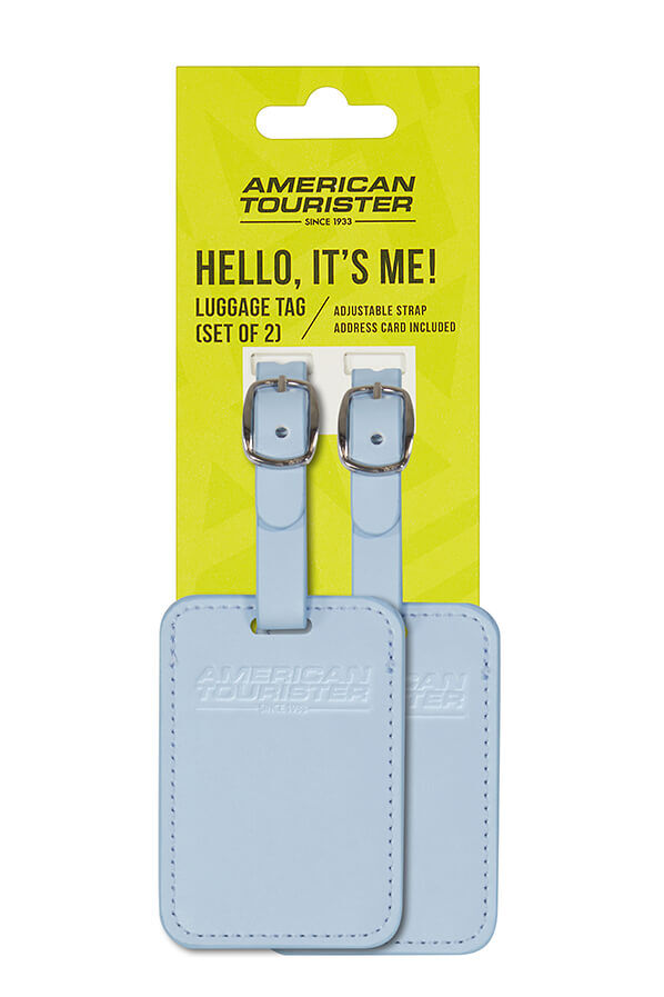 American Tourister American Tourist. Ta Luggage Tag X2  Neptune Blue