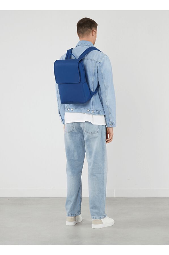 Lipault Lost In Berlin Square Backpack 2.0  Blue Me Away Lipault Lost In Berlin Square Backpack 2.0  Blue Me Away
