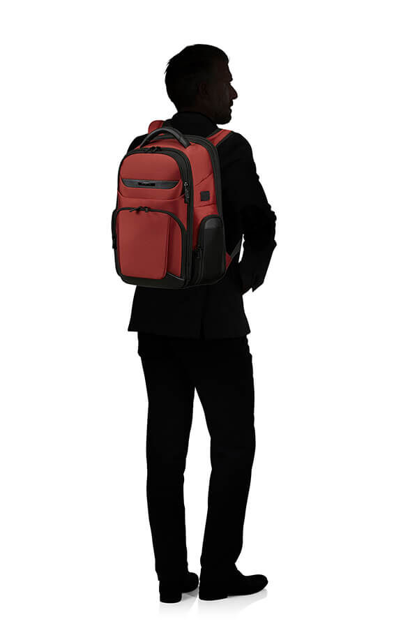 Samsonite Pro-Dlx 6 Backpack 3 Volume Expandable 15.6'  Rot