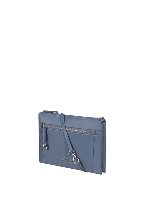 Samsonite Move Journey Mini Shoulder Bag 2 Compartments  Storm Blue