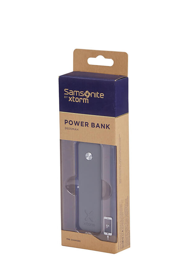 Samsonite Global Ta Powerbank 2600MAH Eclipse Grey Samsonite Global Ta Powerbank 2600MAH Eclipse Grey