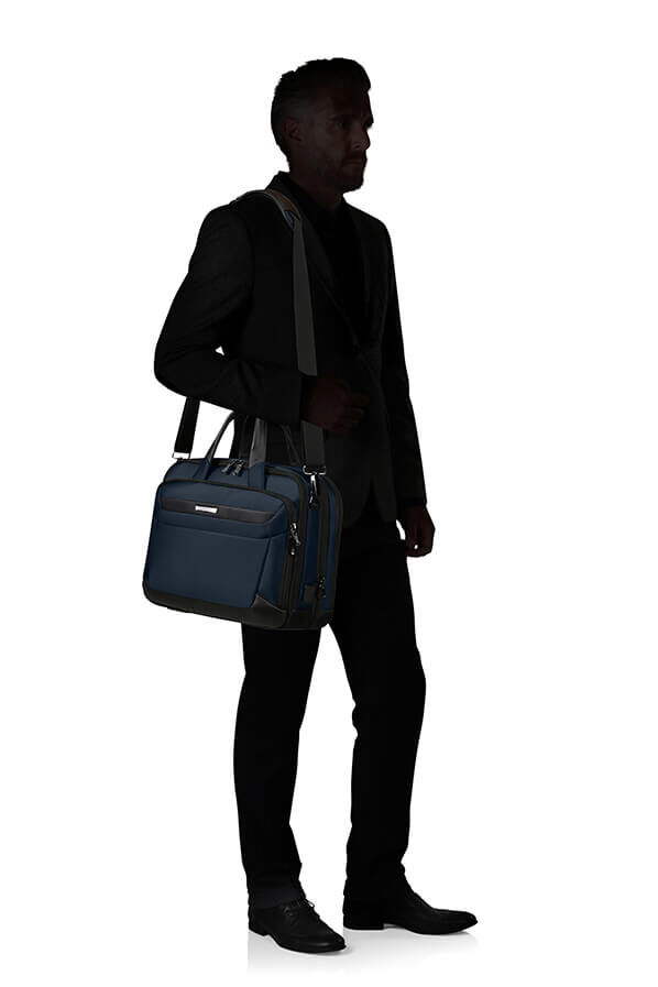 Samsonite Pro-Dlx 6 Bailhandle Expandable 15.6'  Blue Samsonite Pro-Dlx 6 Bailhandle Expandable 15.6'  Blue