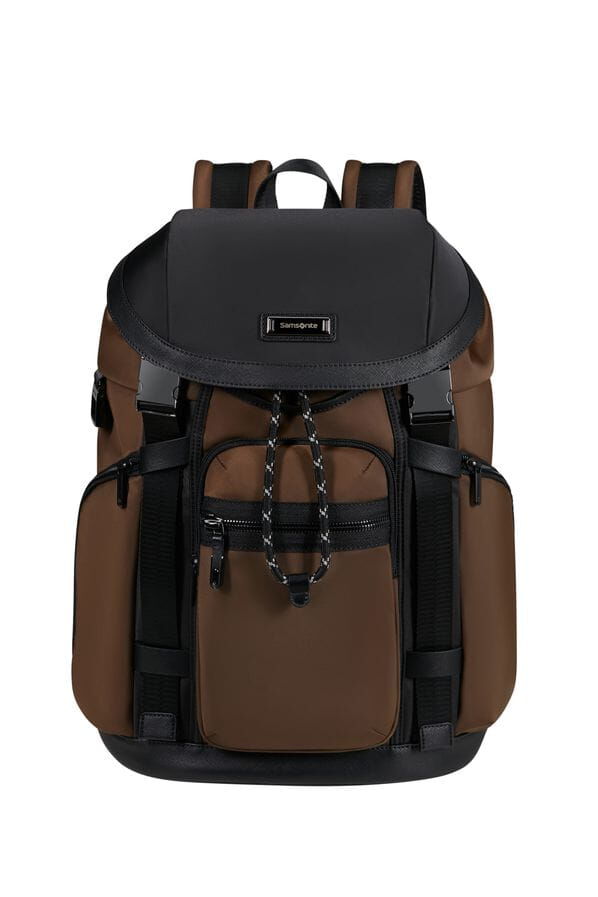 Samsonite Relyon Backpack M 15.6'' with flap  Braun
