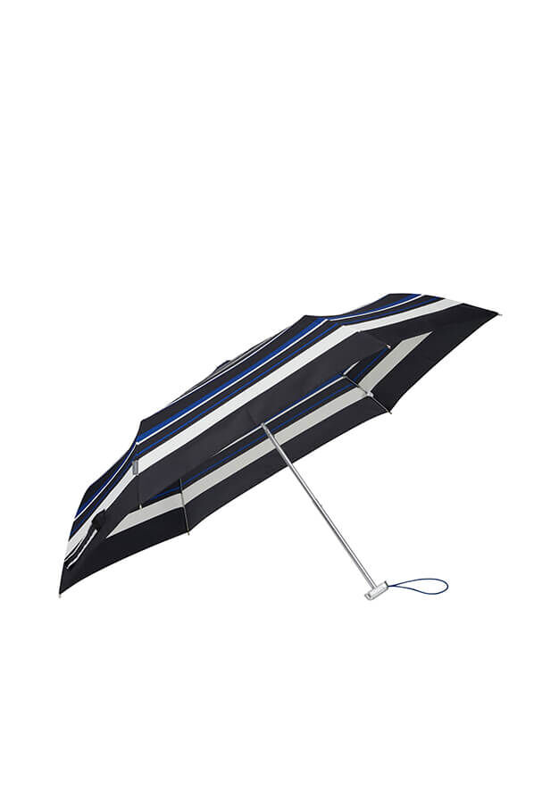Samsonite Alu Drop S 3 Sect. Manual Flat  Blue Stripes Samsonite Alu Drop S 3 Sect. Manual Flat  Blue Stripes