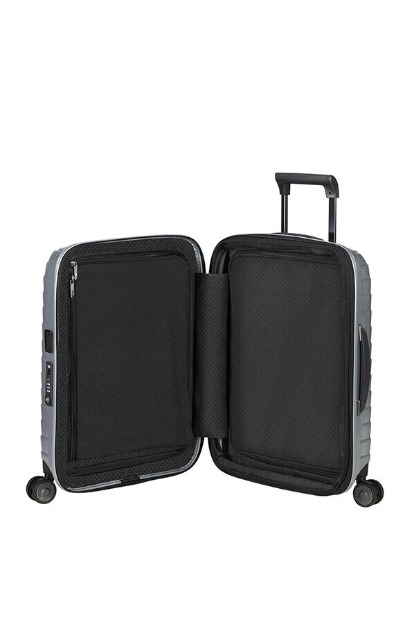Samsonite Proxis Spinner Expandable Length 40cm 55cm  Silber