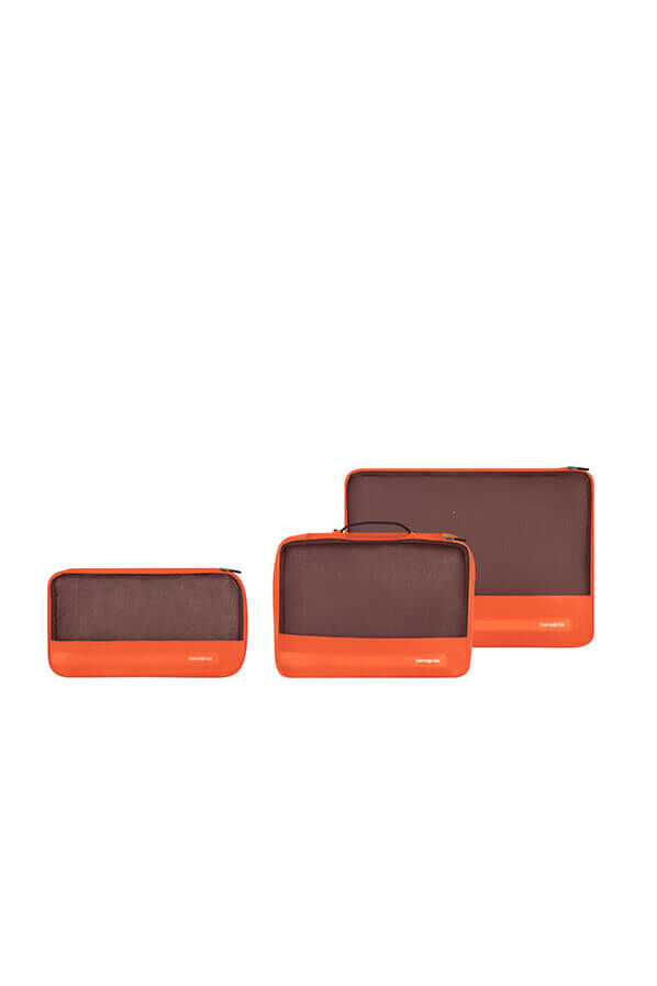 Samsonite Ta Revolution Set of 3 Packing Cubes  Orange