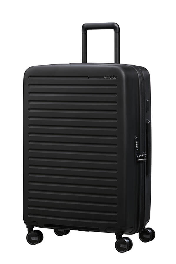Samsonite Restackd Spinner Expandable 68cm  Schwarz