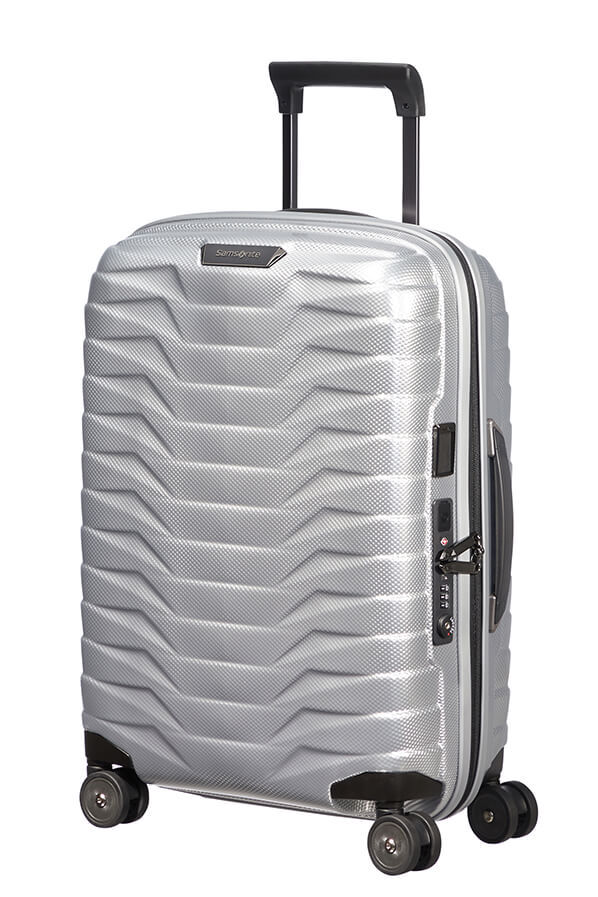 Samsonite Proxis Spinner Expandable 55cm  Silber