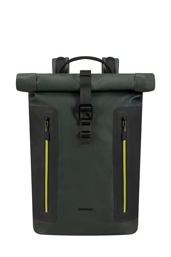 Samsonite Coatify Biz Rolltop Backpack 15.6'  Dark Teal/Lime