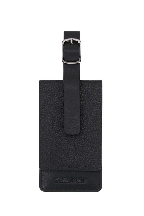 Samsonite Ta Revolution Leather Luggage Tag  Schwarz