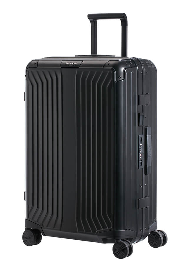 Samsonite Lite-Box Alu Spinner 69cm  Schwarz