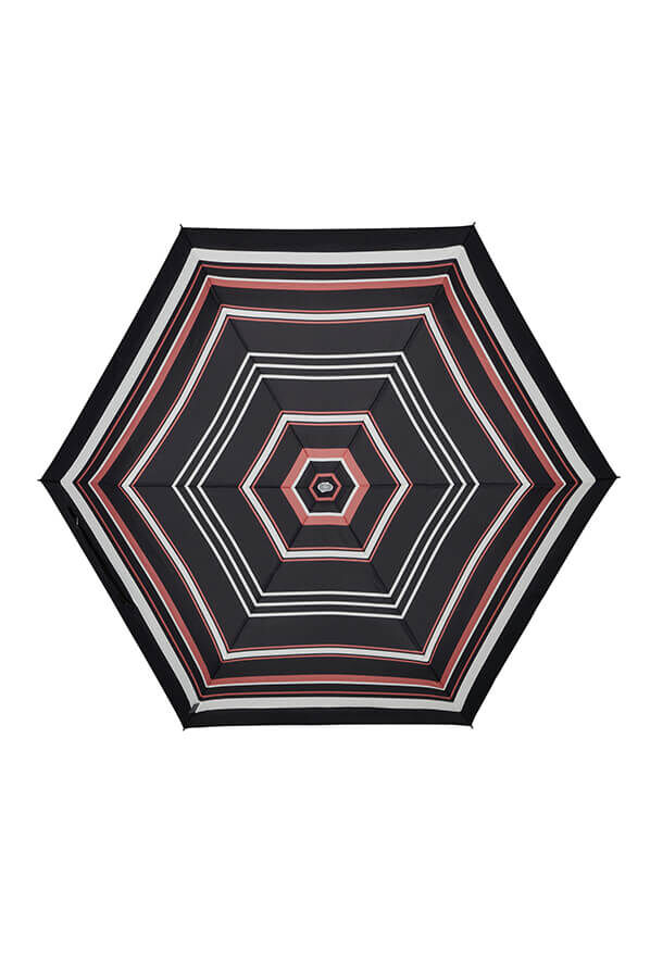 Samsonite Alu Drop S 3 Sect. Manual Flat  Coral Stripes Samsonite Alu Drop S 3 Sect. Manual Flat  Coral Stripes