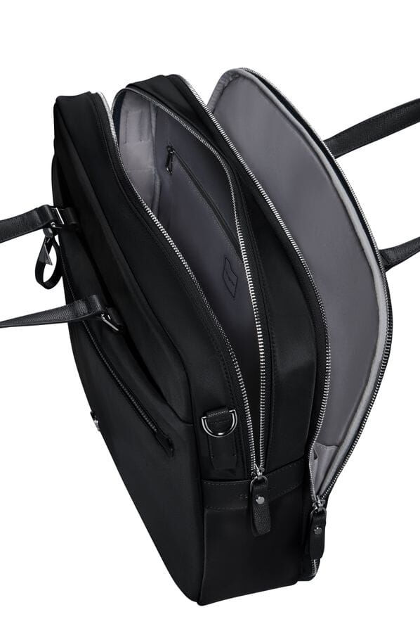 Samsonite Karissa Evo Bailhandle 15.6' 2 Comp  Schwarz Samsonite Karissa Evo Bailhandle 15.6' 2 Comp  Schwarz