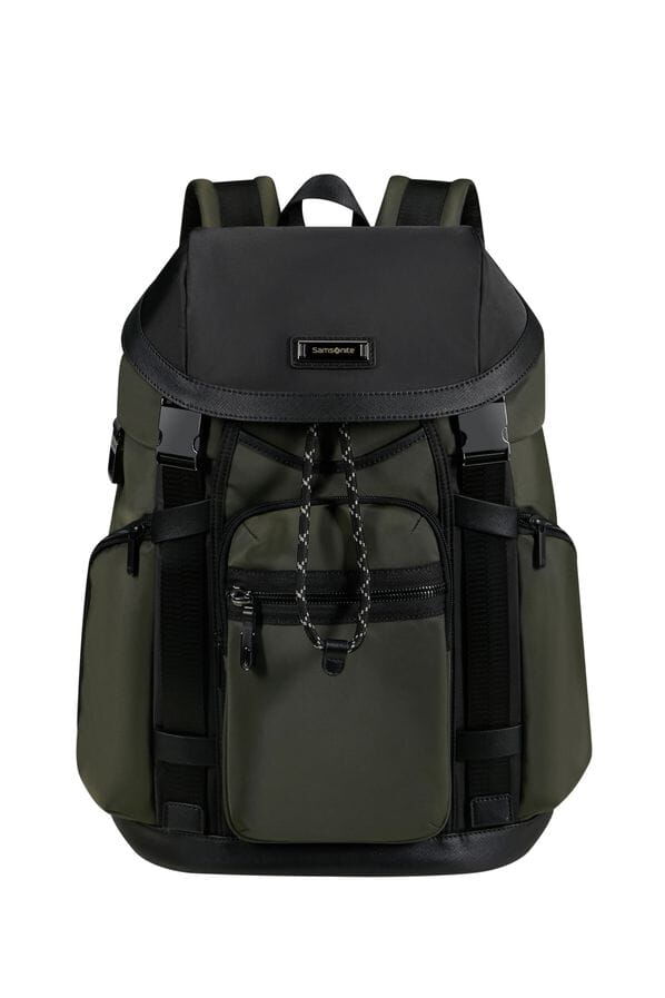 Samsonite Relyon Backpack M 15.6'' with flap  Gr&uuml;n