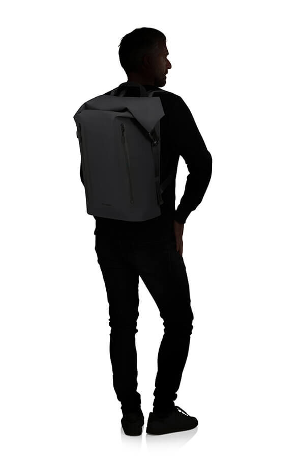 Samsonite Coatify Biz IPX4 Rolltop Backpack 15.6'  Schwarz