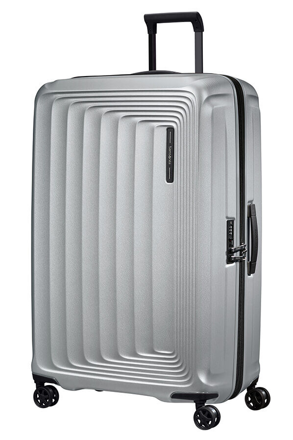 Samsonite Nuon Spinner Expandable 81cm  Matt Silver