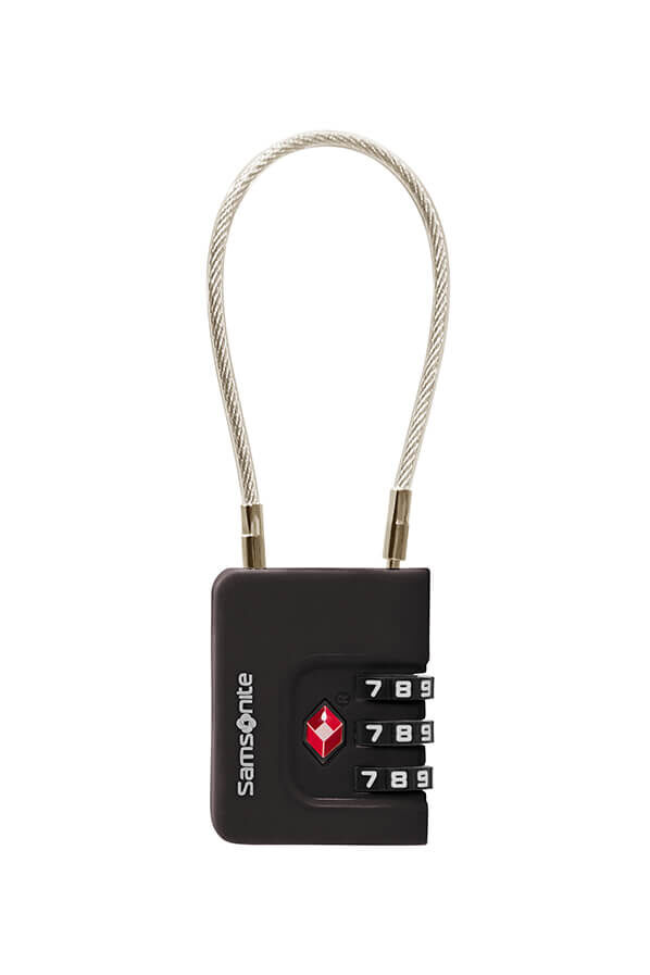 Samsonite Ta Revolution Cablelock 3 dial TSA  Schwarz