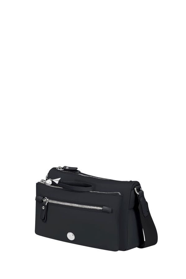 Samsonite Karissa Evo Shoulder Bag + Pouch  Schwarz Samsonite Karissa Evo Shoulder Bag + Pouch  Schwarz