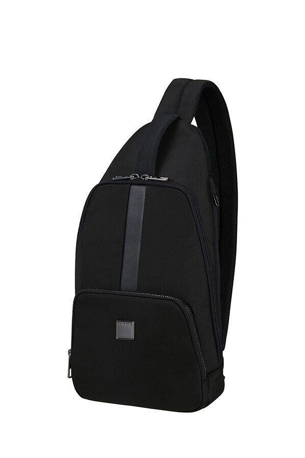 Samsonite Sacksquare Sling Bag M  Schwarz Samsonite Sacksquare Sling Bag M  Schwarz