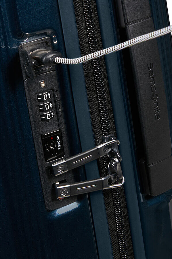 Samsonite Nuon Spinner Expandable 55cm  Metallic Dark Blue